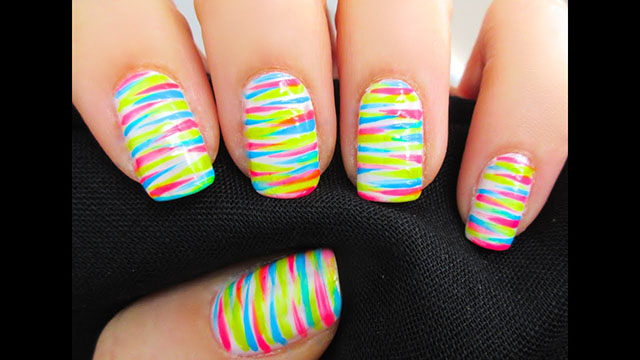 unhas coloridas