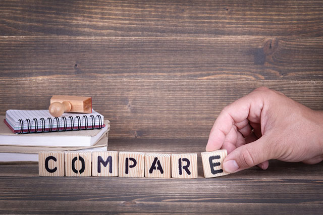 Os comparativos