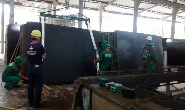 Movimentação, Armazenagem e Manuseio de Chapas de Mármore, Granito e outras rochas.