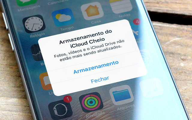Armazenamento cheio